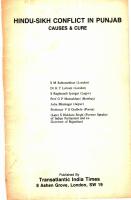HINDU SIKH CONFLICT IN PUNJAB