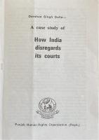 How India disregards it's courts