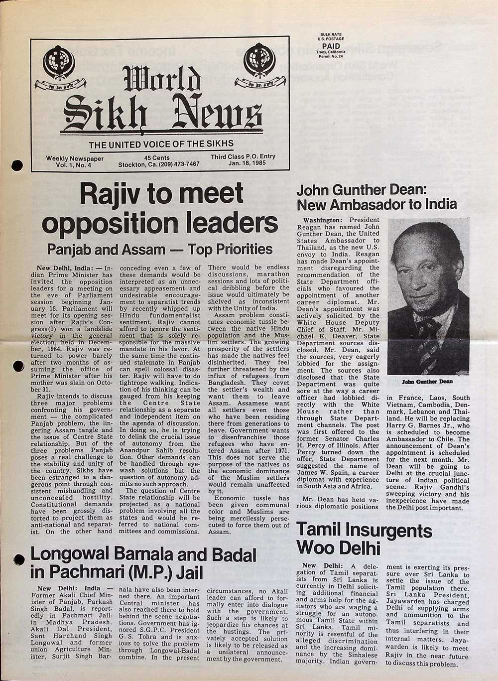January 18, 1985