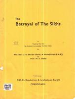 The Betrayal of The Sikhs