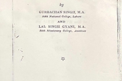 The Idea of The Sikh State 1946 Publication