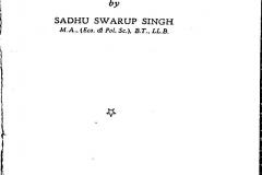 The Sikhs Demand Their Homeland 1946 Publication