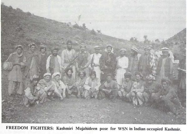 FREEDOM FIGHTERS: Kashmiri Mujahideen pose for WSN in Indian occupied ...