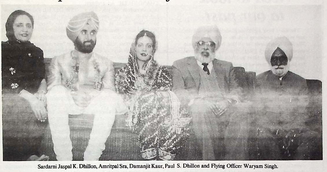 Amritpal weds Damanjit Kaur – SIKH HERITAGE EDUCATION